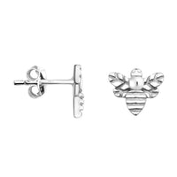 Biene Ohrstecker in 925 Silber