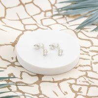 Giraffe Ohrstecker in 925 Silber