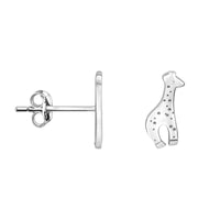 Giraffe Ohrstecker in 925 Silber