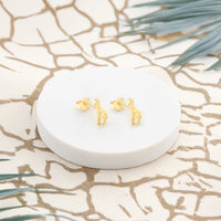 Giraffe Ohrstecker in 925 Silber