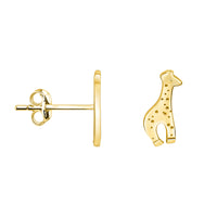 Giraffe Ohrstecker in 925 Silber