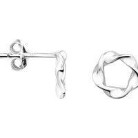 Kreis Ohrstecker in 925 Silber
