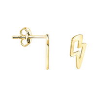Blitz Ohrstecker in 925 Silber