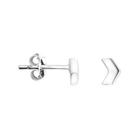 Dreieck Ohrstecker in 925 Silber