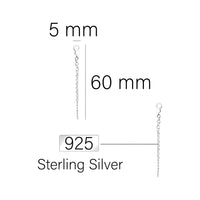 Kette Ohrhänger in 925 Silber