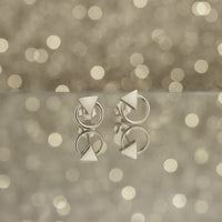 Kreis Ohrstecker in 925 Silber