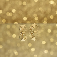 Kreis Ohrstecker in 925 Silber