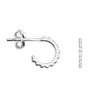 Haupt- und Seitenansicht von Creolen Steck Creolen in 925 Silber von Sofia Milani - E1610