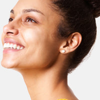 Modelansicht von Gehämmerter Kreis Ohrstecker in 925 Silber von Sofia Milani - E1625