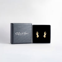 Boxansicht von Unendlich Infinity Ohrstecker in 925 Silber von Sofia Milani - E1673