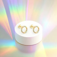 Kreis Ohrstecker in 925 Silber von Sofia Milani