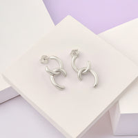 Doppelte Ohrstecker in 925 Silber von Sofia Milani - E1805