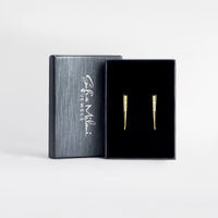 Boxansicht von Spitze Ohrstecker in 925 Silber von Sofia Milani - E1820