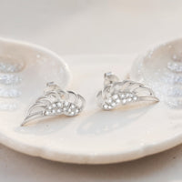 Flügel Engel Ohrstecker in 925 Silber von Sofia Milani - E1849