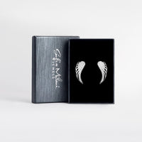 Flügel Engel Ohrstecker in 925 Silber