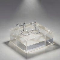Kreis Ohrstecker in 925 Silber von Sofia Milani - E1947