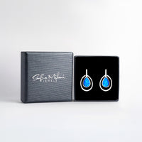 Boxansicht von Opal Ohrstecker in 925 Silber von Sofia Milani - E1948