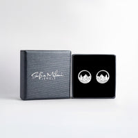 Boxansicht von Berg Ohrstecker in 925 Silber von Sofia Milani - E1970