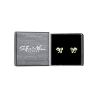 Boxansicht von Schmetterling Ohrstecker in 925 Silber von Sofia Milani - E1996