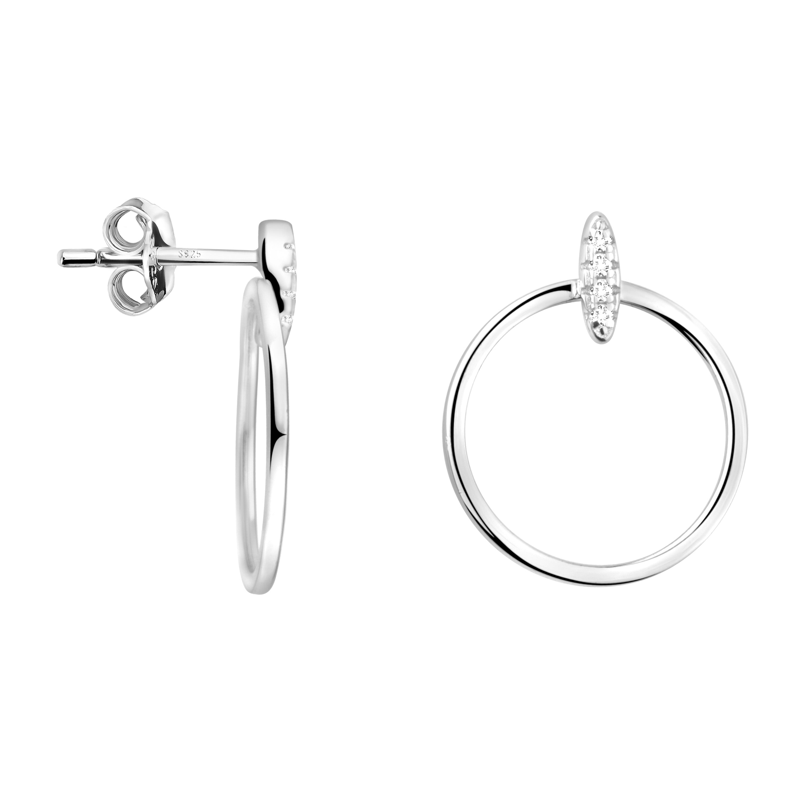 SOFIA MILANI Ohrstecker Aus 925 Silber – Eidechsen-Motiv, Vergoldet, Nickelfrei, In Geschenkbox