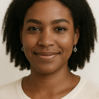 Modelansicht von Blatt Ohrhänger in 925 Silber von Sofia Milani - E2071