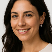 Modelansicht von Sonnen Sternen Kreis Ohrhänger in 925 Silber von Sofia Milani - E2224