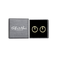 Boxansicht von Kreis Ohrstecker in 925 Silber von Sofia Milani - E2309