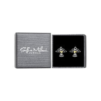 Boxansicht von Engel Ohrstecker in 925 Silber von Sofia Milani - E2401