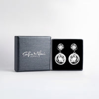 Boxansicht von Zirkonia Ohrhänger in 925 Silber von Sofia Milani - E2405