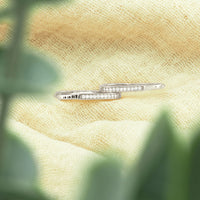 CloseUp Ansicht von Zirkonia Creolen in 925 Silber von Sofia Milani - E2449