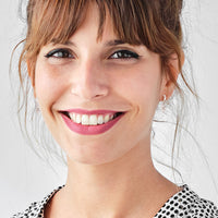 Modelansicht von Blumen Creolen in 925 Silber von Sofia Milani - E2475