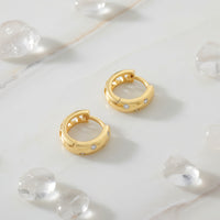 CloseUp Ansicht von Creolen Creolen in 925 Silber von Sofia Milani - E2532