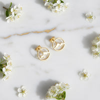 CloseUp Ansicht von Berg Ohrstecker in 925 Silber von Sofia Milani - E2540