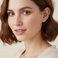 Modelansicht von Berg Ohrstecker in 925 Silber von Sofia Milani - E2540