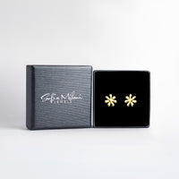 Boxansicht von Blumen Ohrstecker in 925 Silber von Sofia Milani - E2587