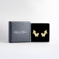 Boxansicht von Schmetterling Ohrstecker in 925 Silber von Sofia Milani - E2608