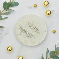 CloseUp Ansicht von Schlangen Ohrhänger in 925 Silber von Sofia Milani - E2635