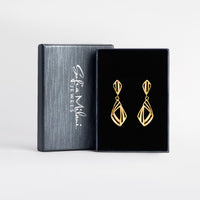 Boxansicht von Geometrie Ohrhänger in 925 Silber von Sofia Milani - E2655