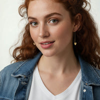 Modelansicht von Herz Stab Durchzieher in 925 Silber von Sofia Milani - E2677