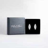 Boxansicht von Zirkonia Ohrstecker in 925 Silber von Sofia Milani - E2938