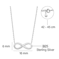 Unendlich Halskette in 925 Silber