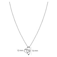 Herz Halskette in 925 Silber