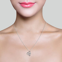 Herz Halskette in 925 Silber
