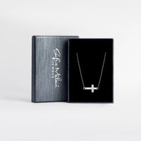 Kreuz Halskette in 925 Silber