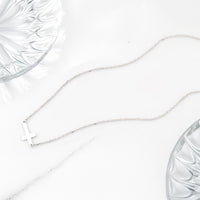 Kreuz Halskette in 925 Silber