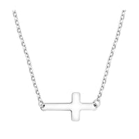 Kreuz Halskette in 925 Silber