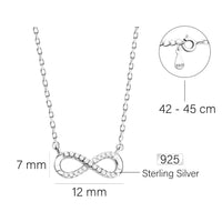 Unendlich Halskette in 925 Silber