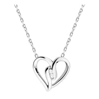 Herz Halskette in 925 Silber