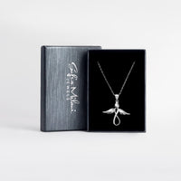 Boxansicht von Flügel Halskette in 925 Silber von Sofia Milani - N0157