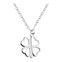 Blatt Halskette in 925 Silber